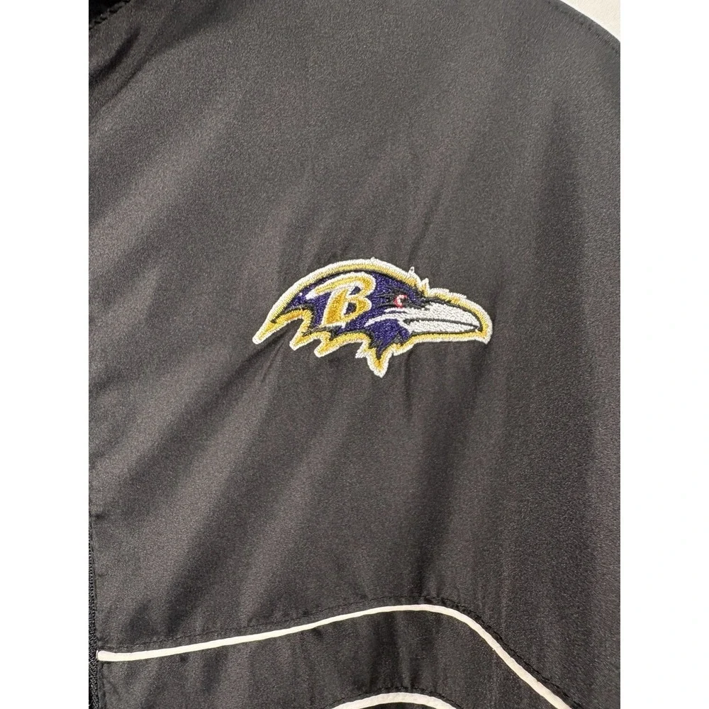 Dunbrooke windbreaker size L Baltimore Ravens‎ full zip long sleeve